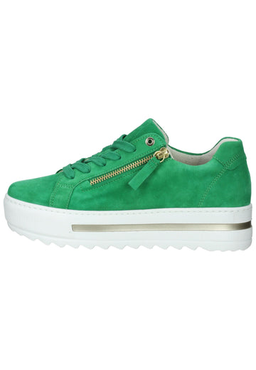 Sneaker Gabor Sneaker Veloursleder Grün