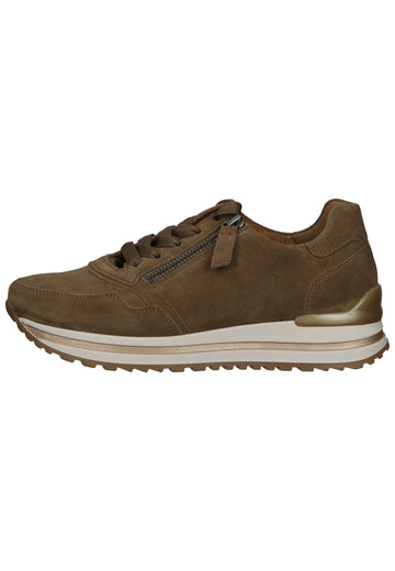 Sneaker Gabor Sneaker Veloursleder Mittelbraun