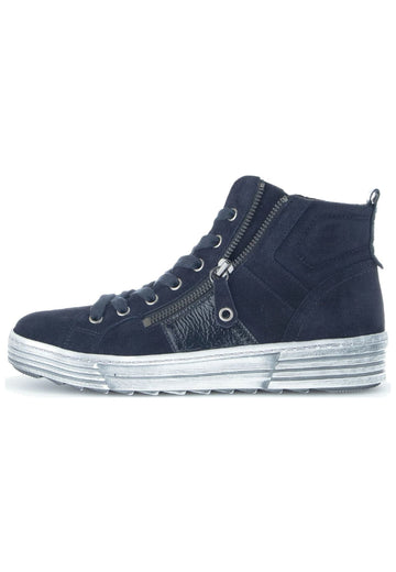 Sneaker Gabor Sneaker Veloursleder/Textil Atlantik
