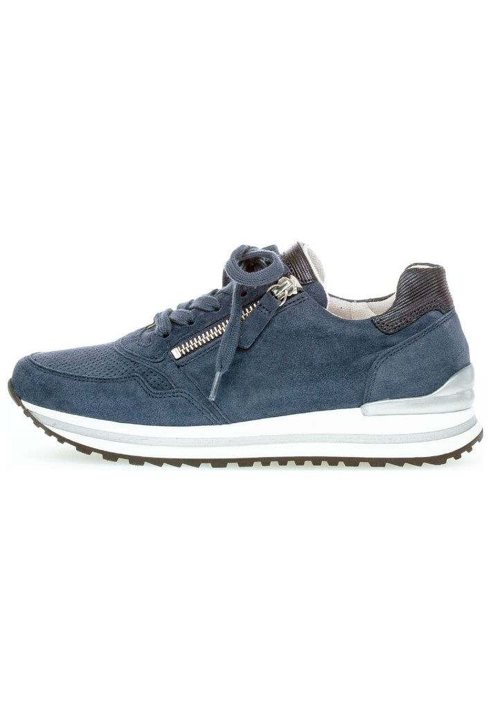 Sneaker Gabor Sneaker Veloursleder/Textil Marine