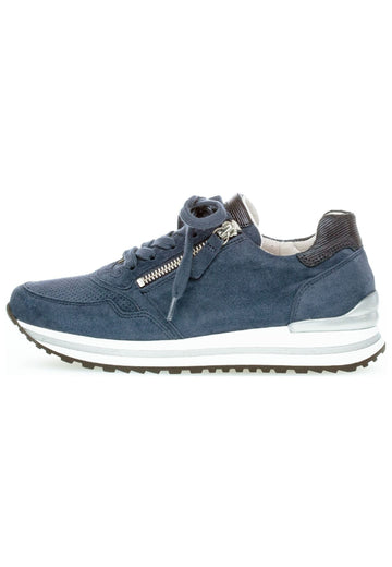 Sneaker Gabor Sneaker Veloursleder/Textil Marine