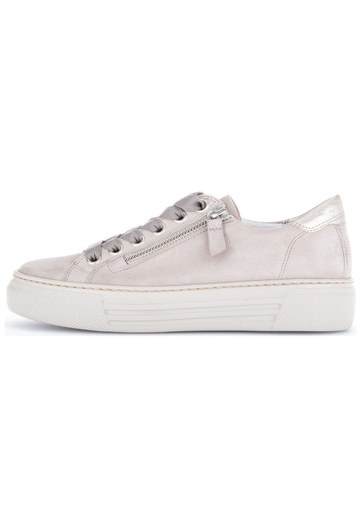Sneaker Gabor Sneaker Veloursleder/Textil Puder