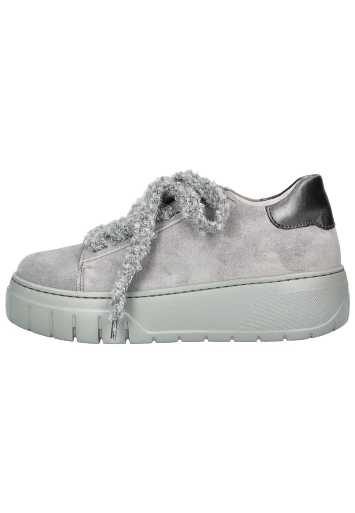 Sneaker Gabor Sneaker Veloursleder/Textil Steel