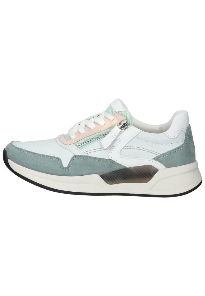 Sneaker Gabor Sneaker Veloursleder/Textil Weiß/Grün