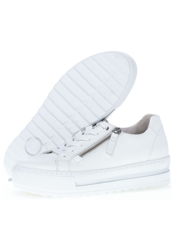 Gabor Sneaker Glattleder Weiß