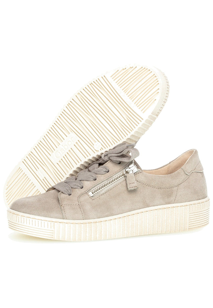 Gabor Sneaker Leder Beige