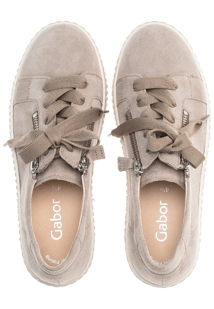 Gabor Sneaker Leder Beige