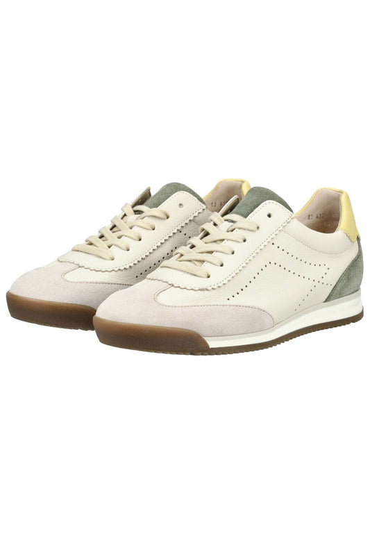 Gabor Sneaker Leder Beige/Grün