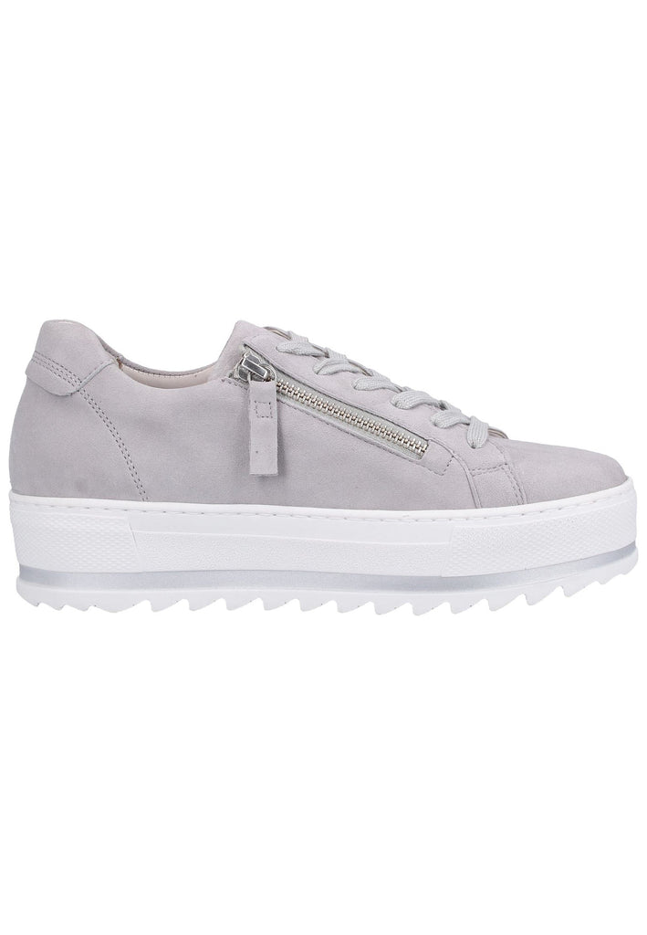 Gabor Sneaker Leder Hellgrau
