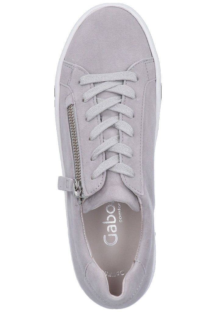 Gabor Sneaker Leder Hellgrau