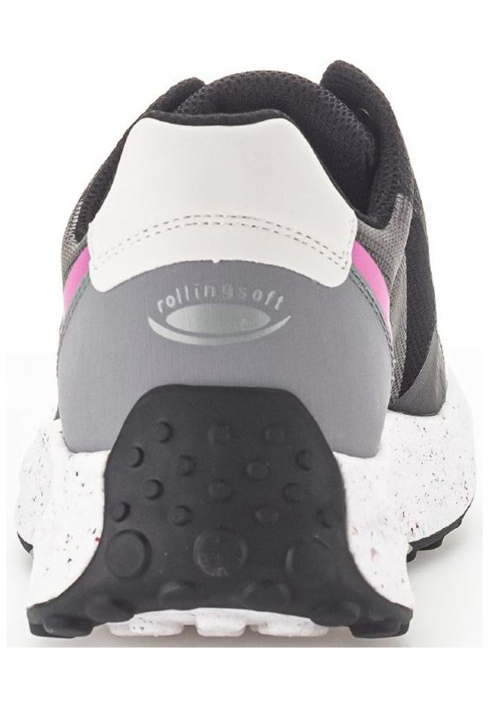 Gabor Sneaker Leder/Mesh Schwarz/Pink