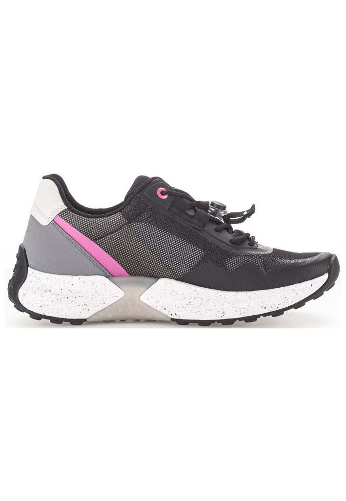Gabor Sneaker Leder/Mesh Schwarz/Pink
