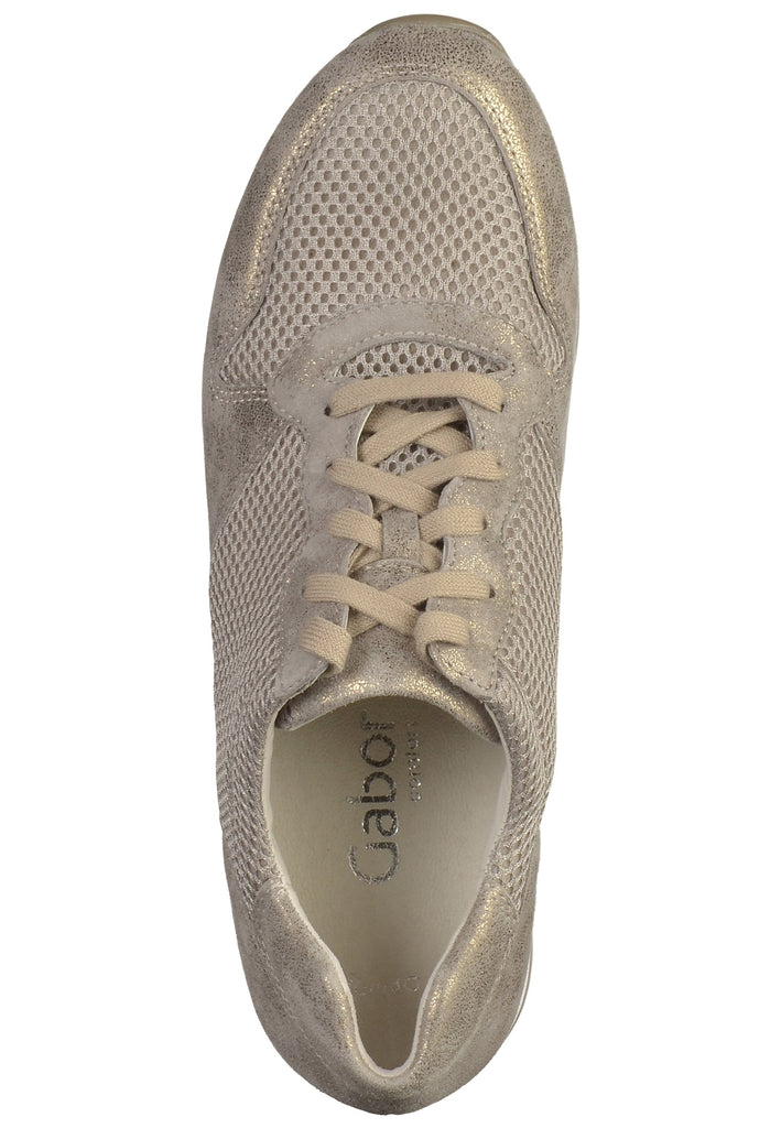 Gabor Sneaker Leder/Mesh Taupe