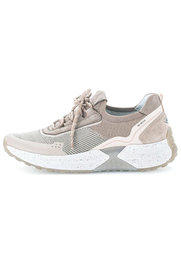 Gabor Sneaker Leder/Mesh Weiß/Beige
