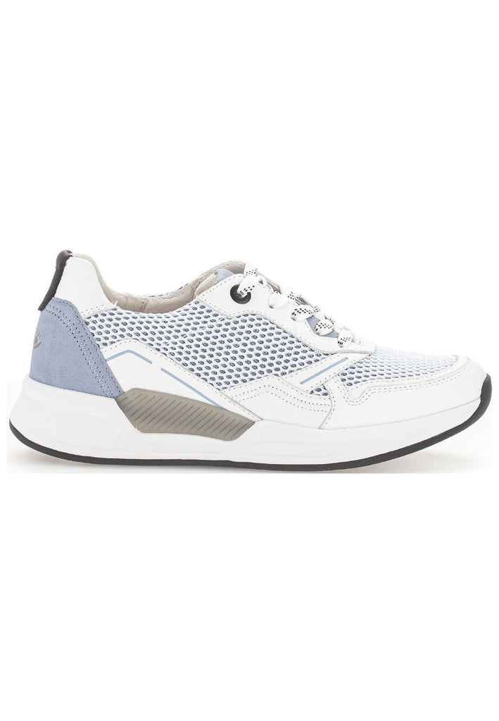 Gabor Sneaker Leder/Mesh Weiß/Blau