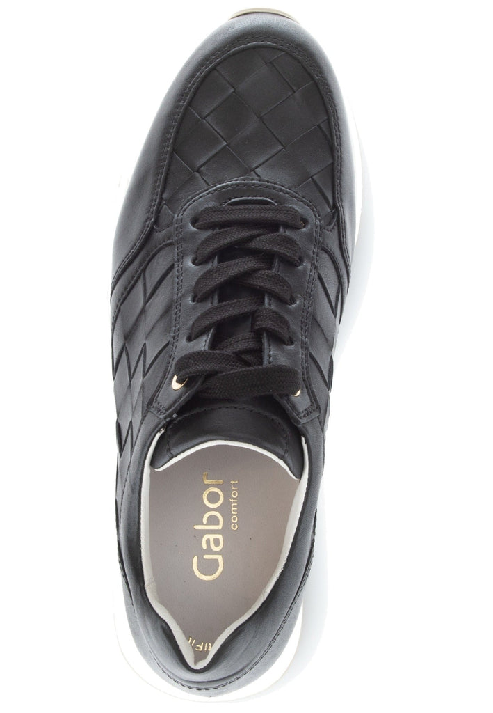 Gabor Sneaker Leder Schwarz
