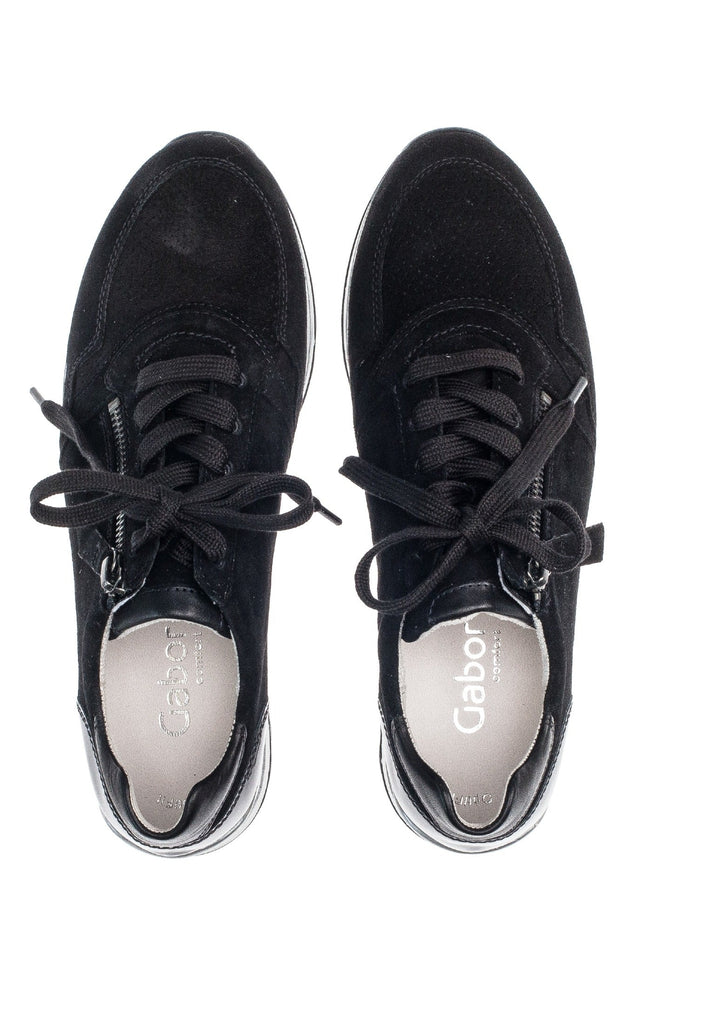 Gabor Sneaker Leder Schwarz