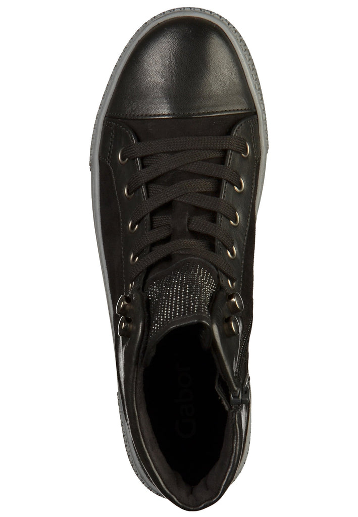 Gabor Sneaker Leder Schwarz