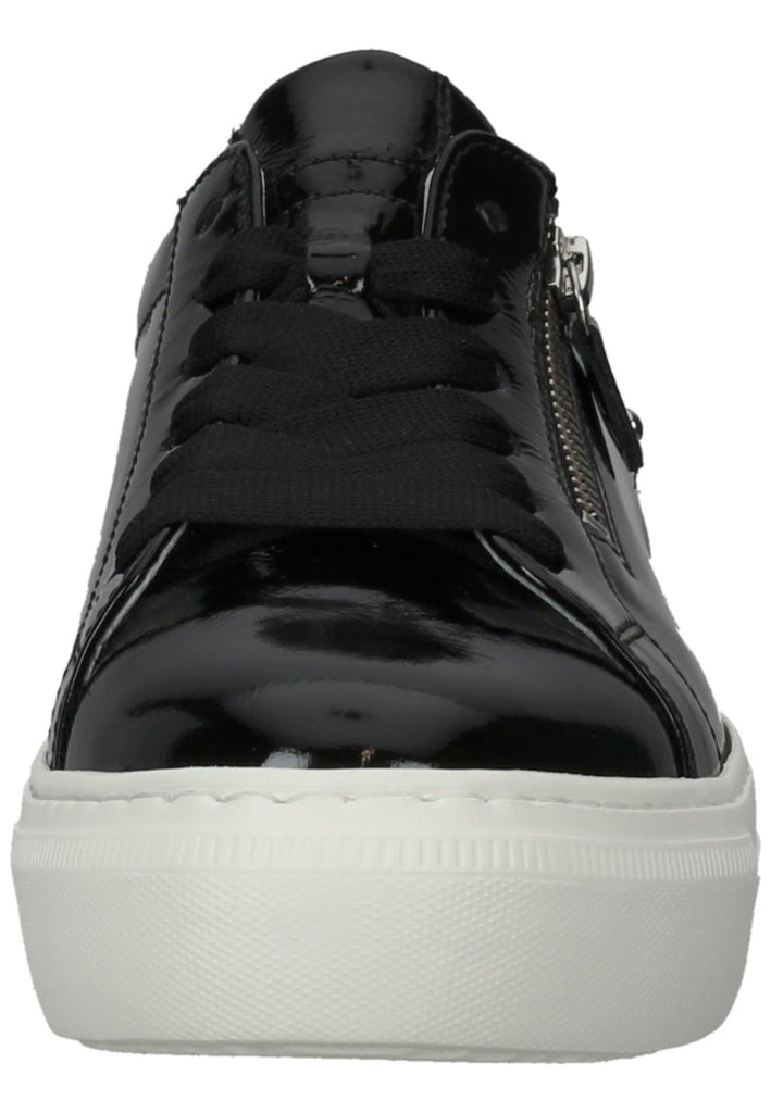 Gabor Sneaker Leder Schwarz Lack