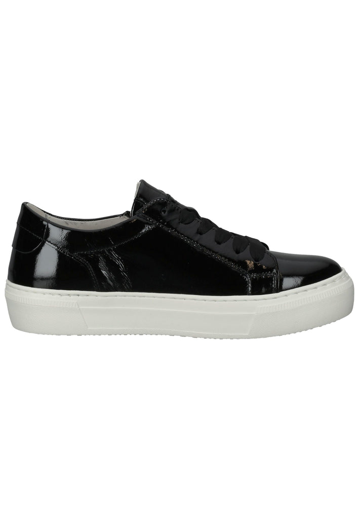 Gabor Sneaker Leder Schwarz Lack