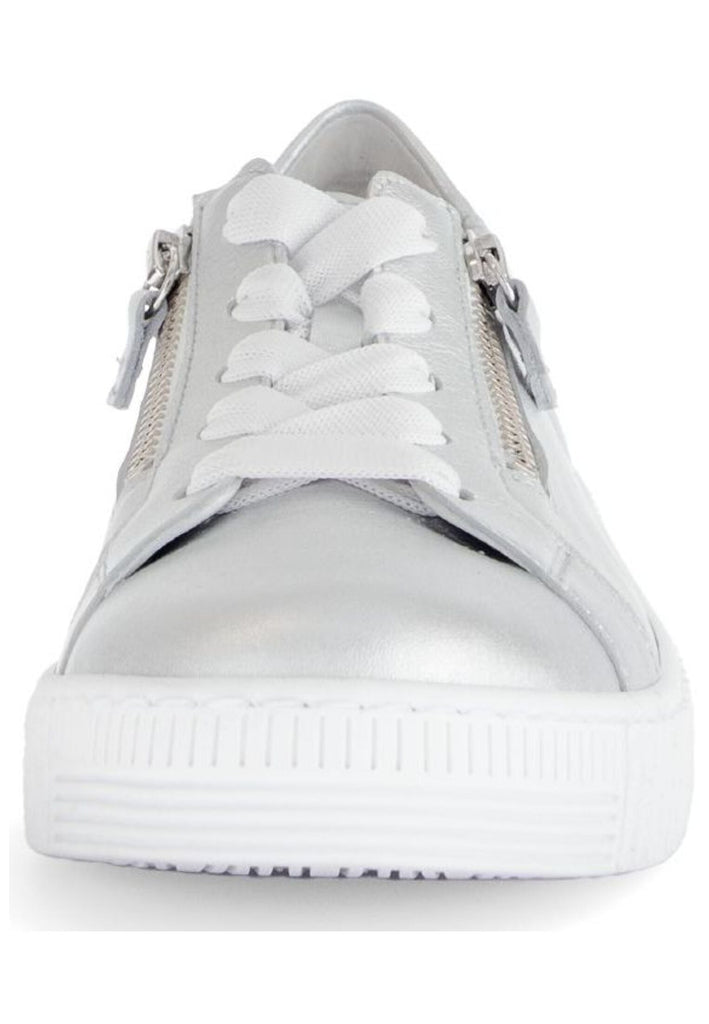 Gabor Sneaker Leder Silber