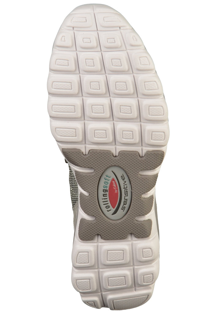 Gabor Sneaker Leder/Textil Altsilber