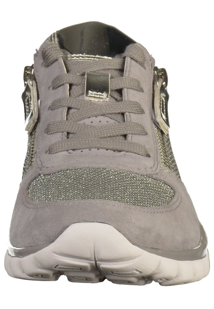 Gabor Sneaker Leder/Textil Altsilber