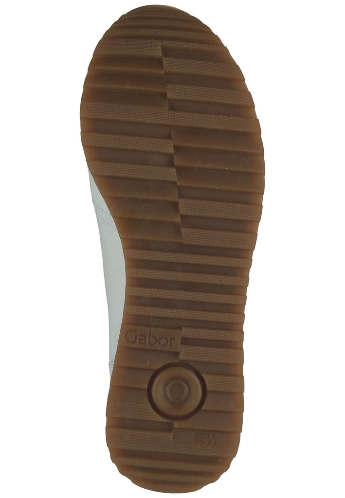 Gabor Sneaker Leder/Textil Weiß Kombi