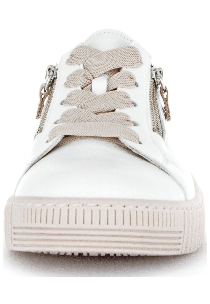 Gabor Sneaker Leder/Textil Weiß/Rosa