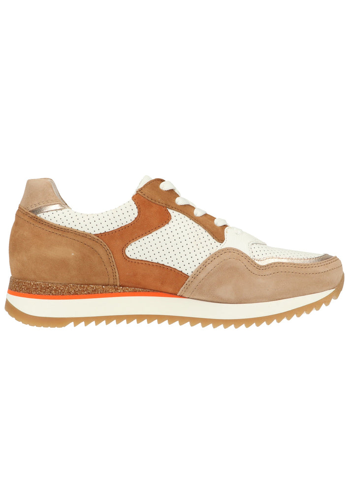 Gabor Sneaker Leder Weiß/Beige