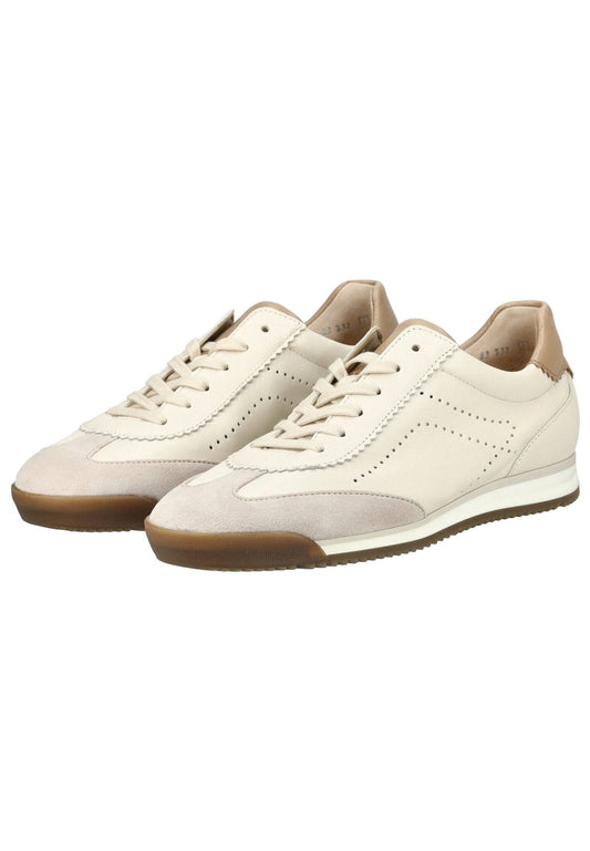 Gabor Sneaker Leder Weiß/Beige