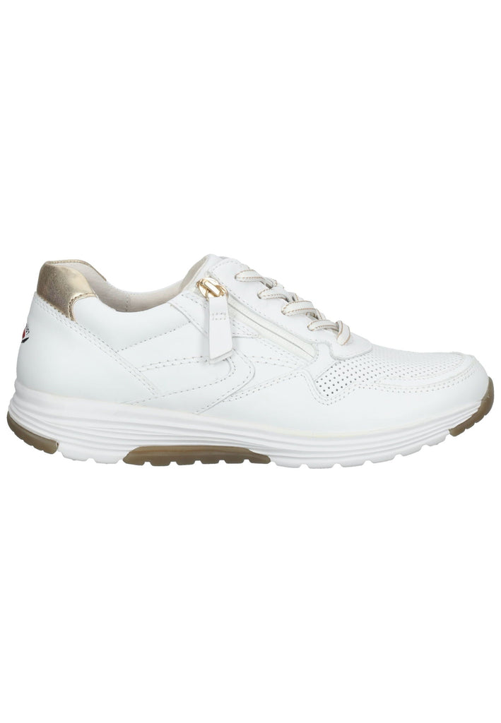 Gabor Sneaker Leder Weiß/Gold