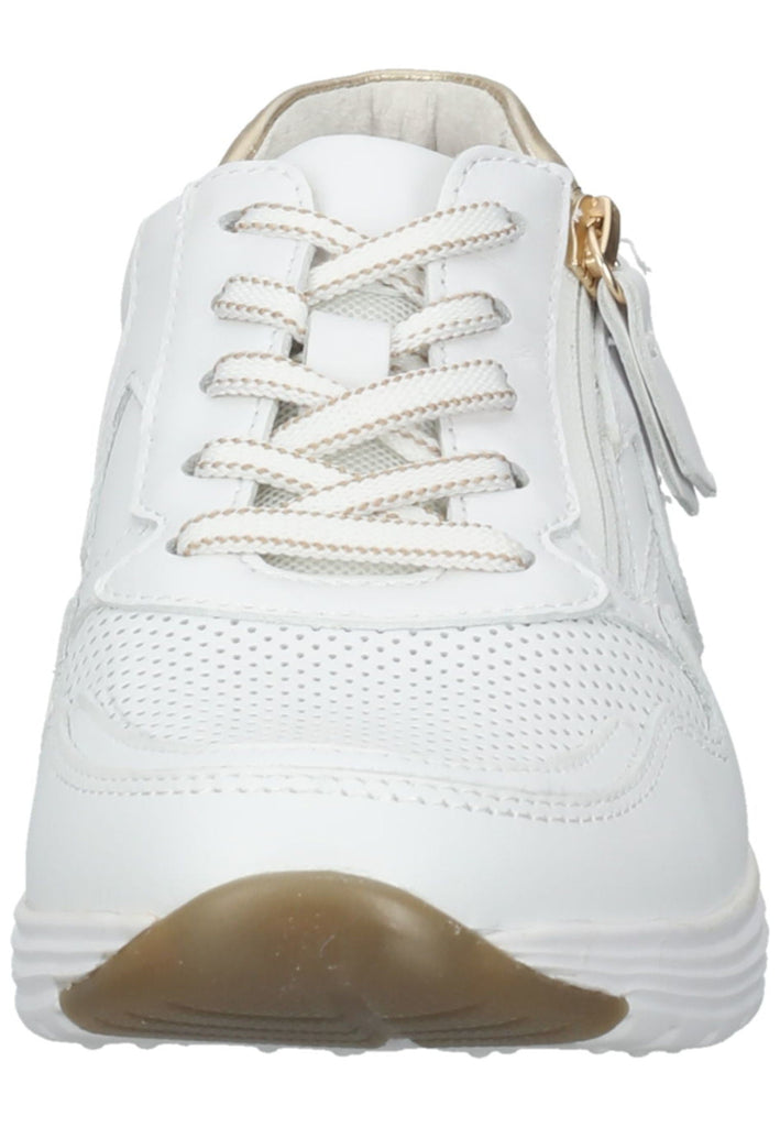 Gabor Sneaker Leder Weiß/Gold
