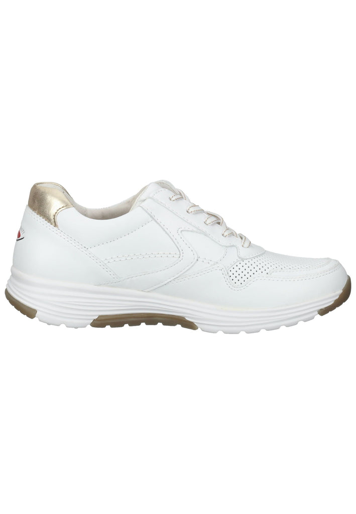 Gabor Sneaker Leder Weiß/Gold