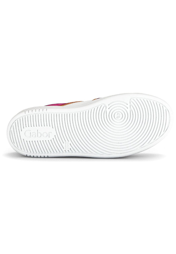Gabor Sneaker Leder Weiß/Pink