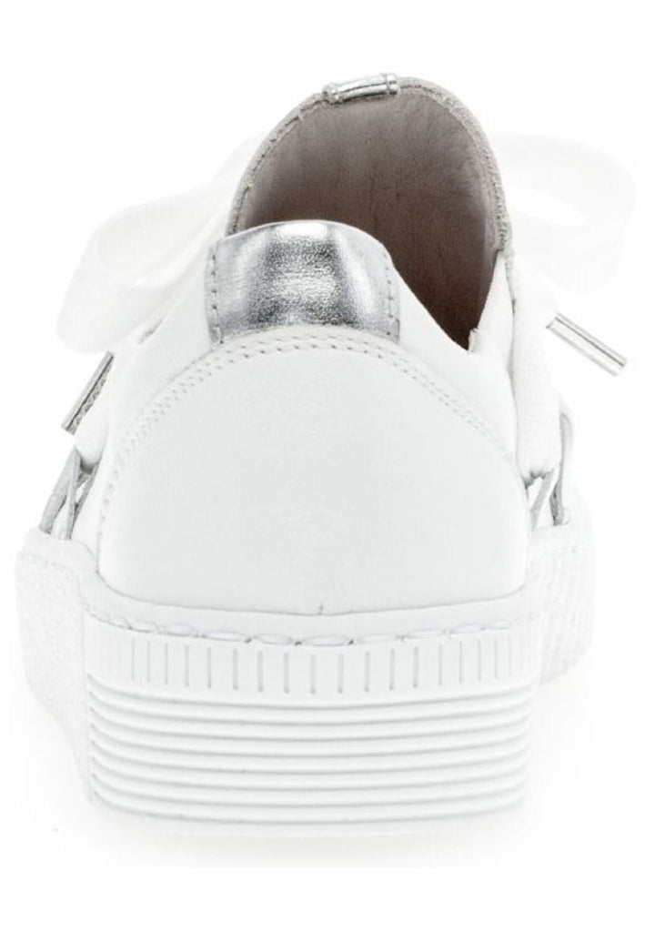 Gabor Sneaker Leder Weiß/Silber