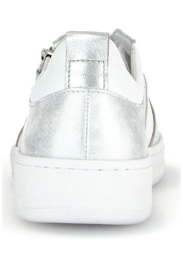 Gabor Sneaker Leder Weiß/Silber