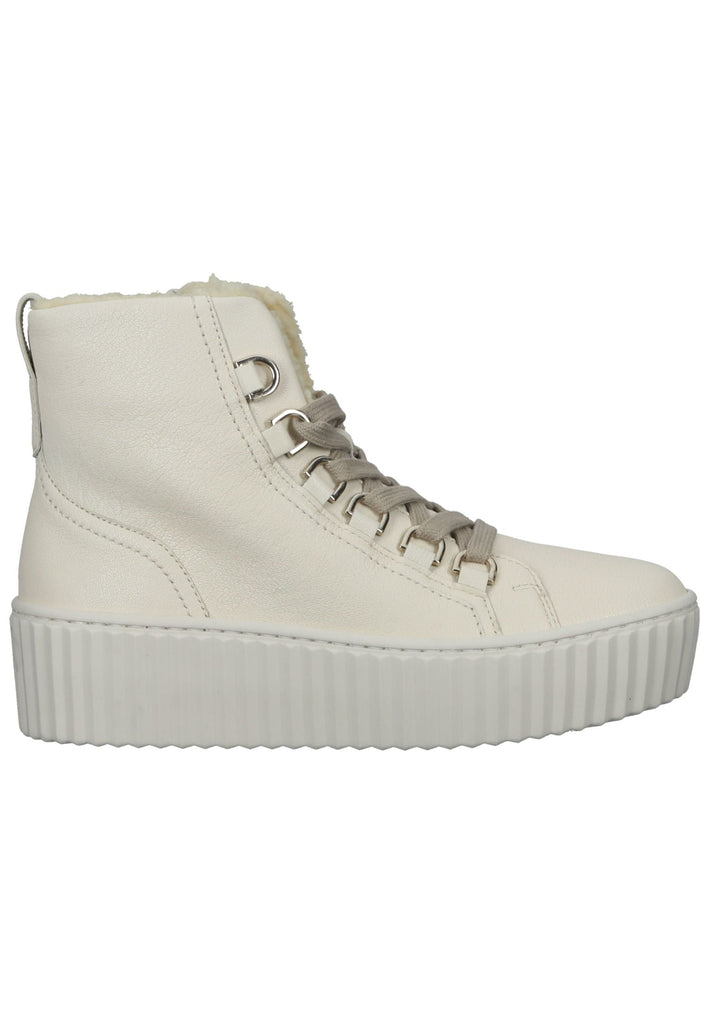 Gabor Sneaker Nappaleder Creme Warmfutter