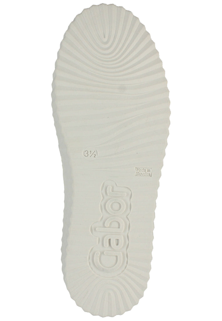 Gabor Sneaker Nappaleder Creme Warmfutter