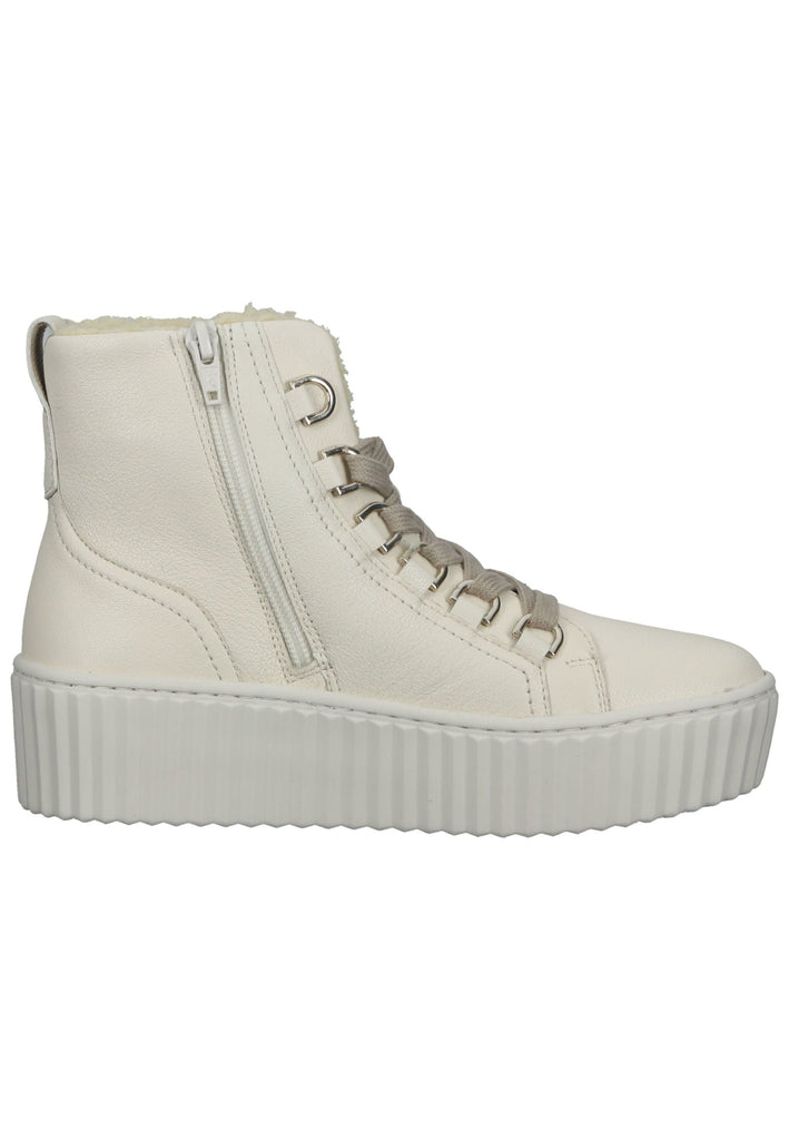 Gabor Sneaker Nappaleder Creme Warmfutter