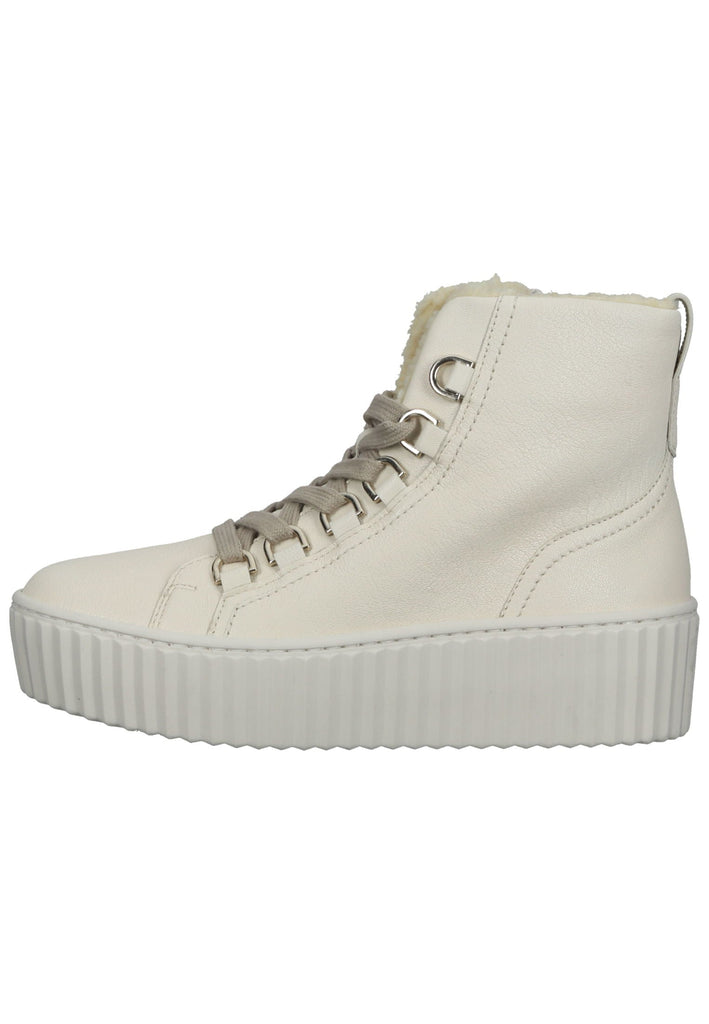 Gabor Sneaker Nappaleder Creme Warmfutter