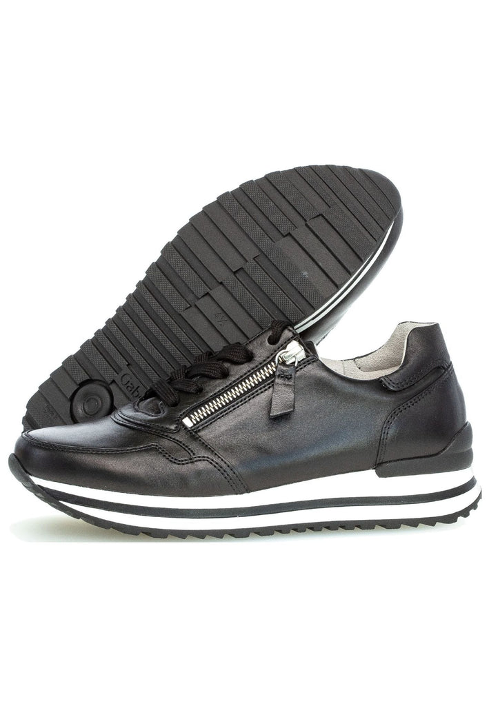 Gabor Sneaker Nappaleder Schwarz