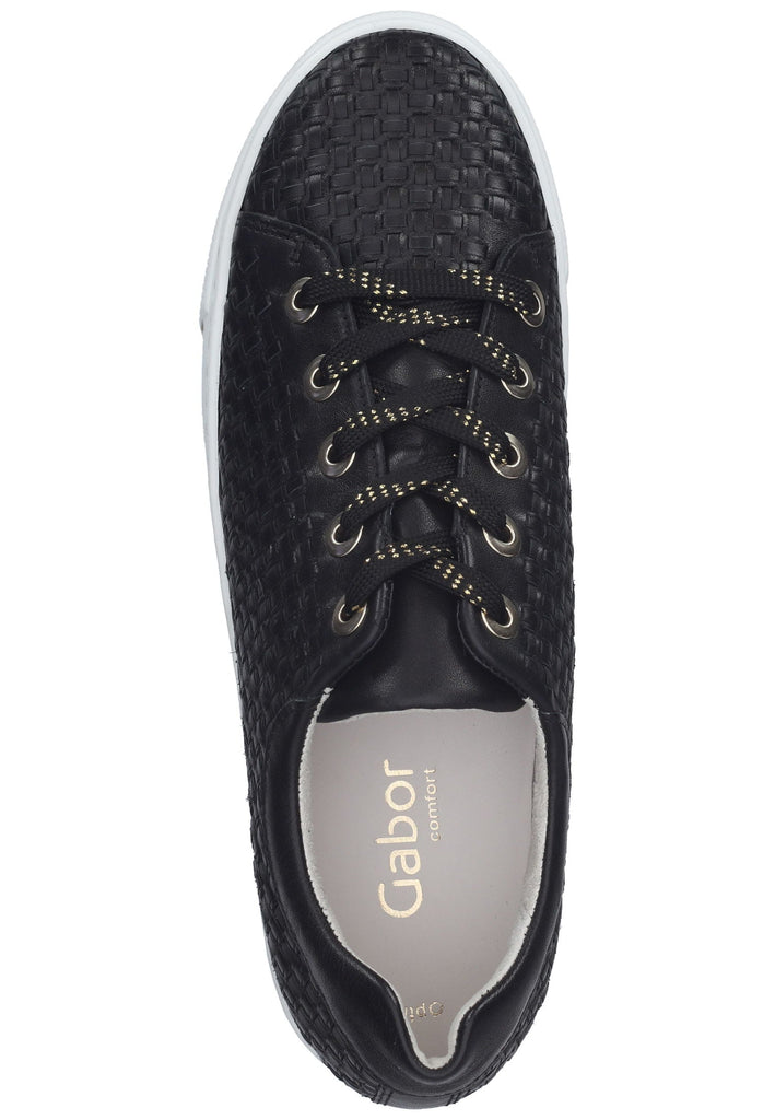 Gabor Sneaker Nappaleder Schwarz