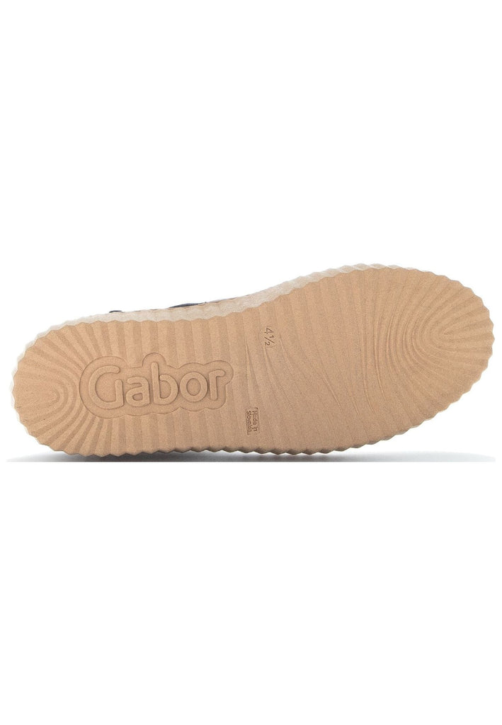 Gabor Sneaker Nappaleder Schwarz/Braun