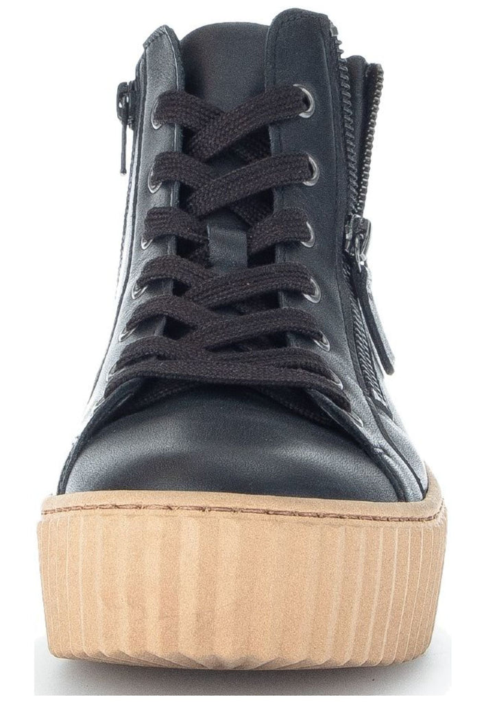 Gabor Sneaker Nappaleder Schwarz/Braun