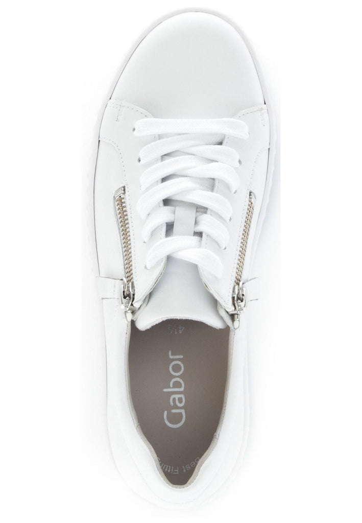 Gabor Sneaker Nappaleder Weiß