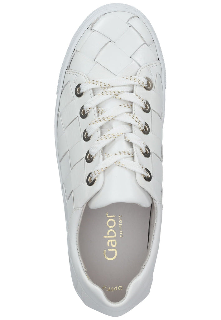 Gabor Sneaker Nappaleder Weiß
