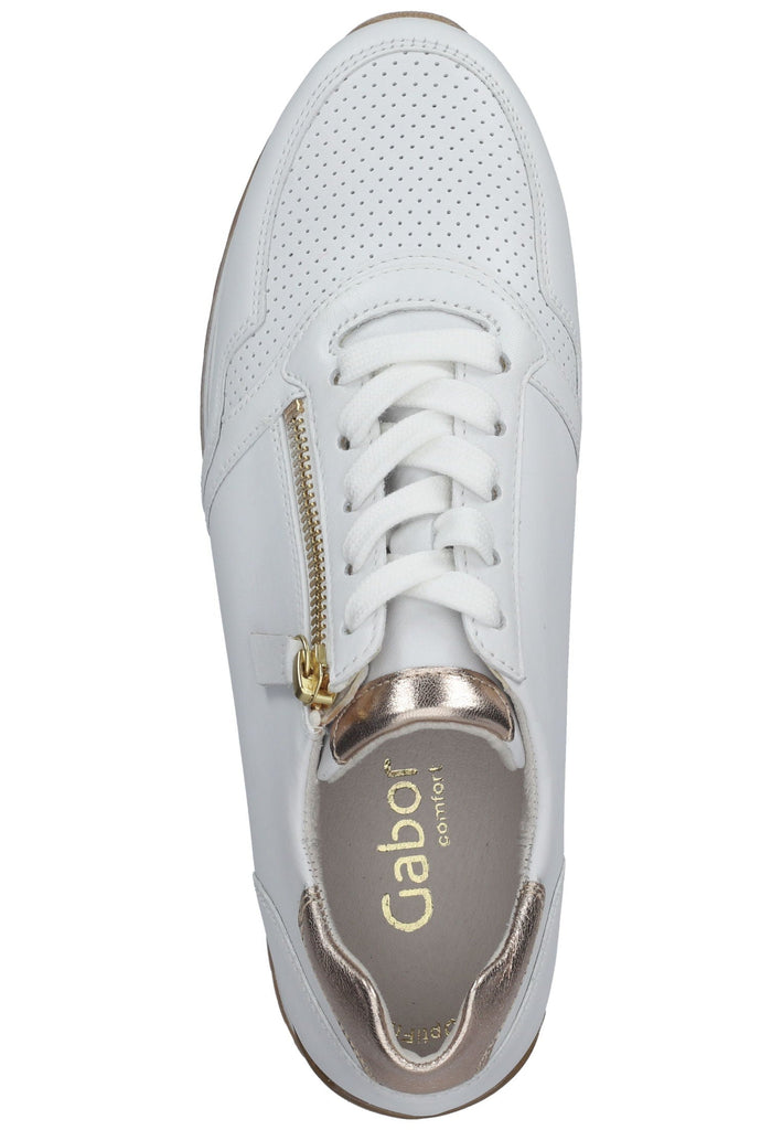 Gabor Sneaker Nappaleder Weiß