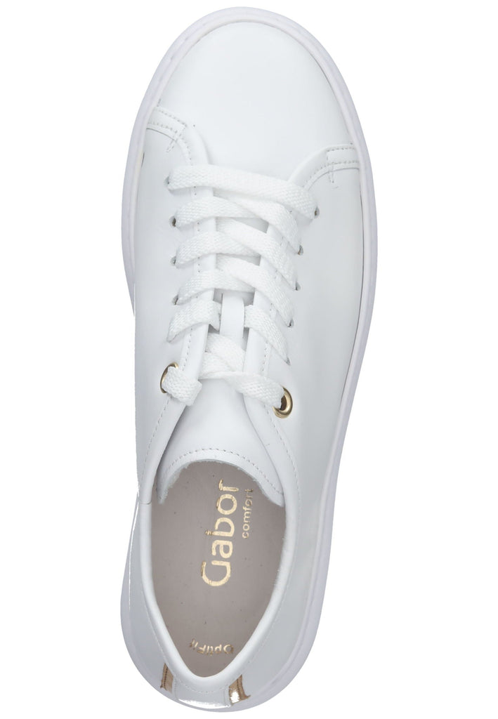 Gabor Sneaker Nappaleder Weiß