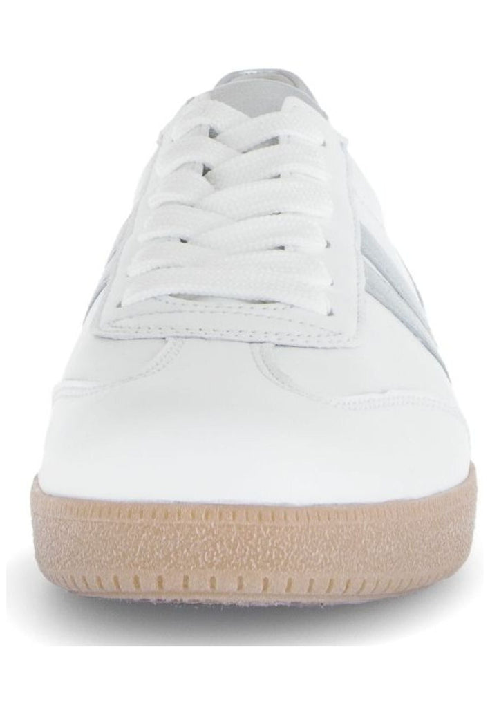 Gabor Sneaker Nappaleder Weiß/Silber